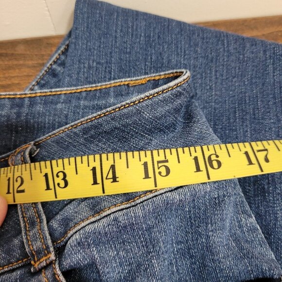 Thalia Sodi Jeans Women's sz 8 Double Button High Rise Skinny Denim Jeans - Picture 8 of 9